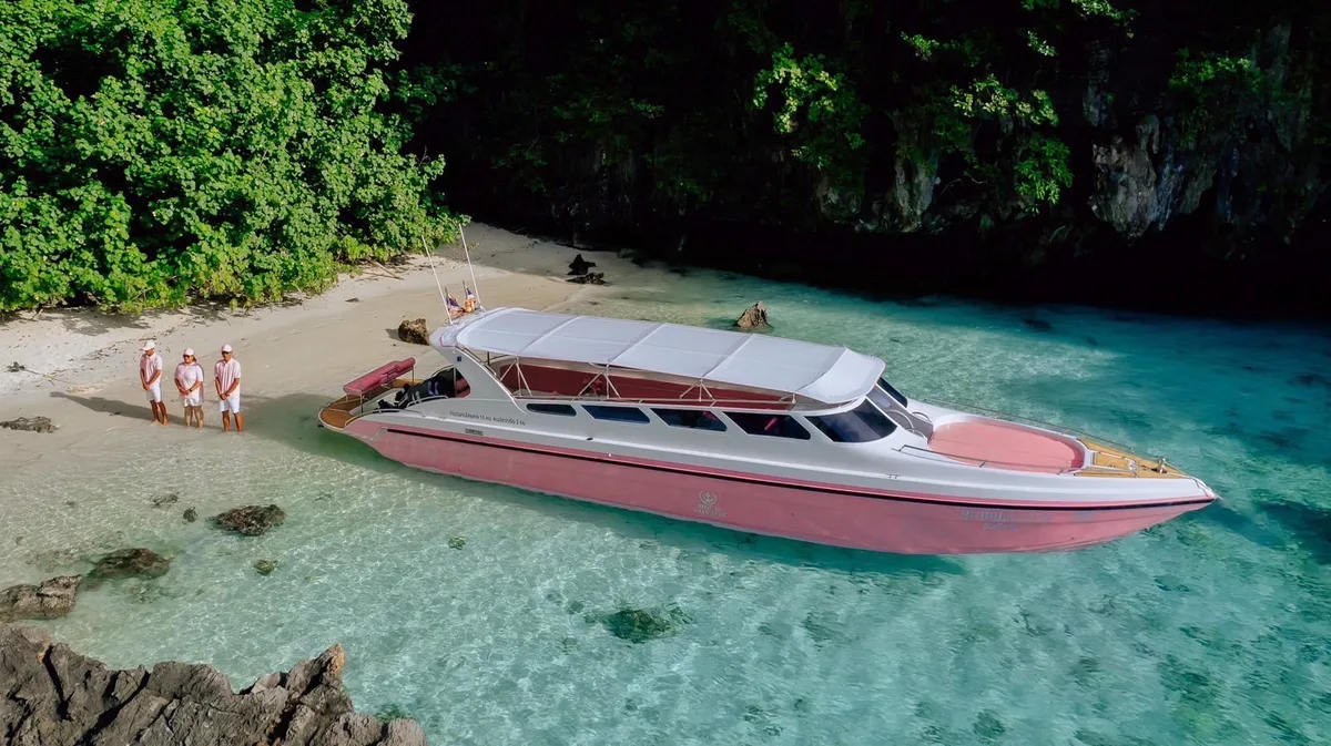 Speedboat Pink Dolphin — 41ft Custom Build Charter Krabi to James Bond Island (Koh Tapu)
